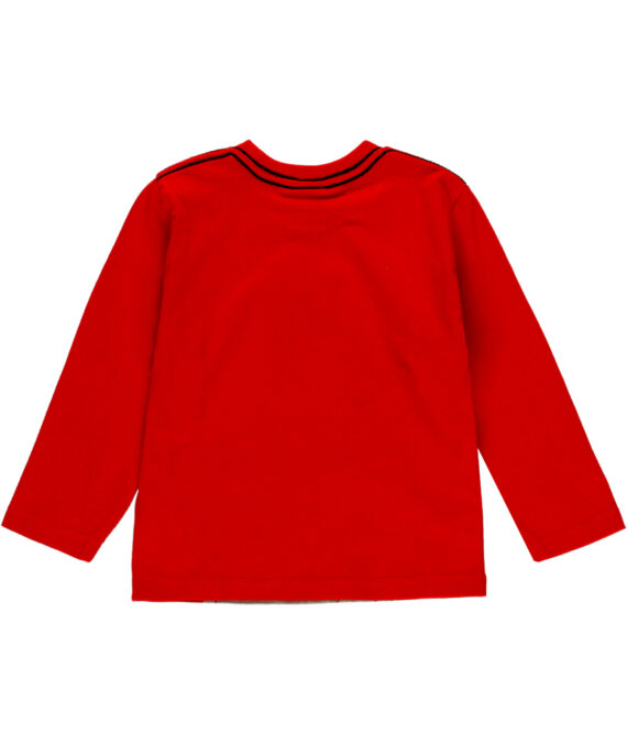 camiseta-punto-basica-roja-estampada-bebe-nino